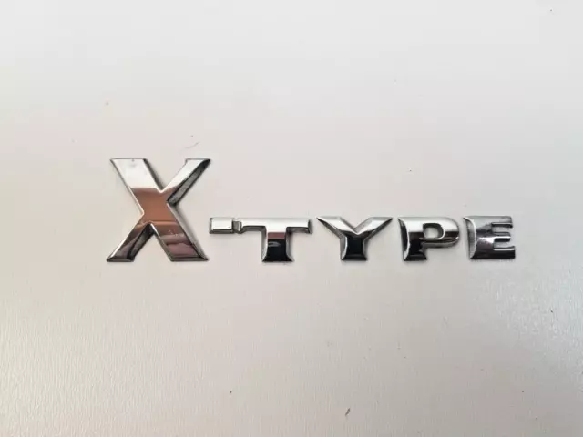 ORIGINAL Jaguar X-Type Kofferraum Heckklappe Emblem Badge