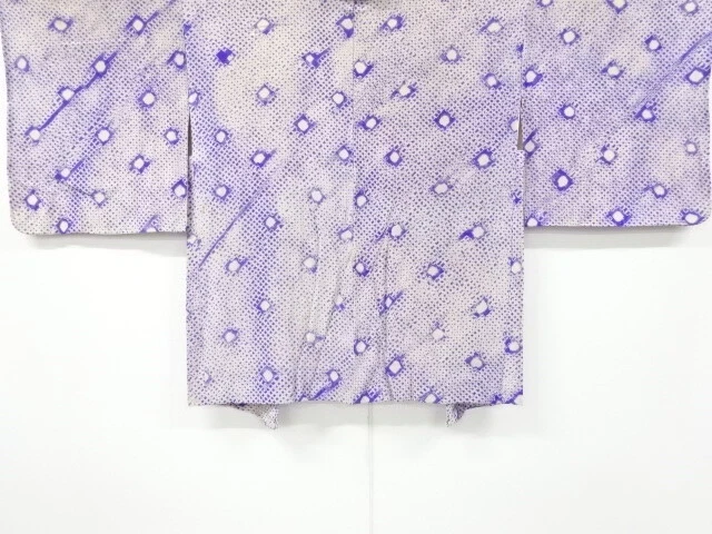 6844431: Japanese Kimono / Antique Haori / All Shibori / Abstract Pattern
