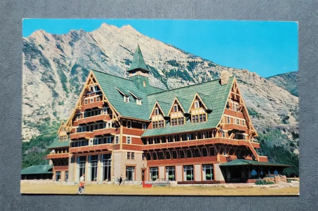 VTG c 1960 Prince of Wales Hotel Waterton Lakes National Park Alberta Canada