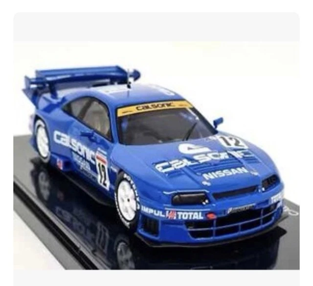 EBBRO 1/43 NISSAN Skyline Calsonic Gr.A 1988 #672 Blue New in box