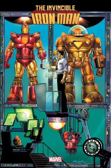 Invincible Iron Man 6 Connecting Variant Nm Bob Layton 2023