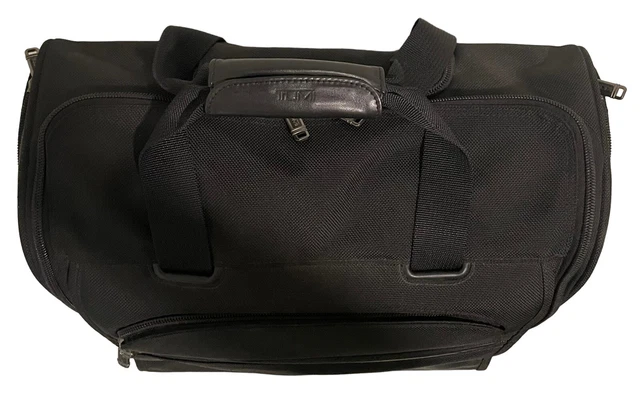 TUMI 17" x 14” x 8” Wheeled Alpha Briefcase Carry On suitcase Black 22051D4 2