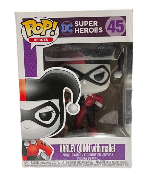 Funko Pop Heroes: Harley Quinn with Mallet Vinyl Figure Damaged Box