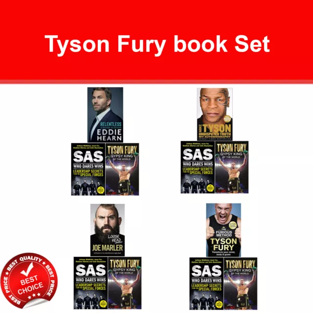 Tyson Fury book Relentless, Loose Head, Furious Method | Variation listing