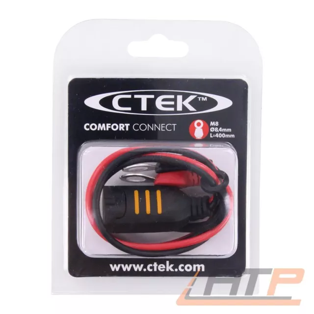 Ctek Schnellkontaktkabel Connect Eyelet M8 Für Batterieladegerät Xs 0.8 Xc 0.8