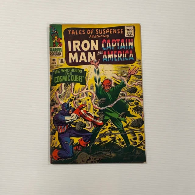 Tales of Suspense #80 Iron Man and Captain America 1966 VG/FN Pence Copy