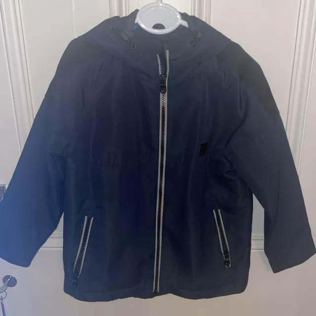 Next Boys Navy Raincoat / Jacket Age 6