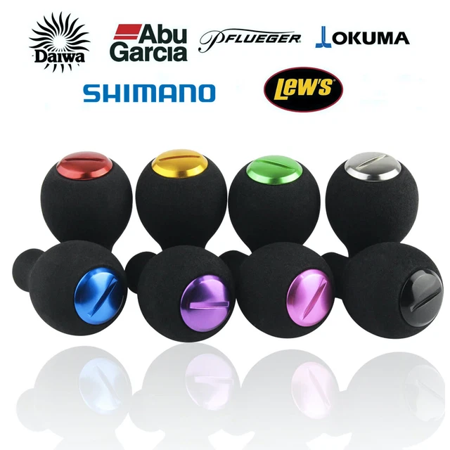 Poignée de Moulinet Baitcasting, Poignée de Moulinet de Pêche Bras Basculant en Alliage d'Aluminium Remplacement Baitcasting, 8x5mm