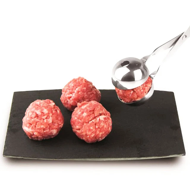 Produttore Di Polpette Con 4 Tubi E Spatola - Antiaderente In Acciaio Inox Con Custodia - Foto 2