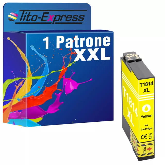 Patrone XXL Yellow PlatinumSerie für Epson Expression Home XP-102 XP-202 XP-205