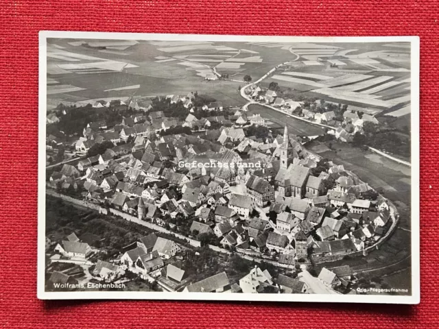 Photo, postcard, Wolframs-Eschenbach original aerial shot (G-0711-17)