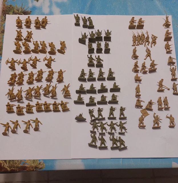 Petits Soldats 1/72 Esci Japanese Soldiers - Figurines Plastique Seconde Guerre Mondiale, Occasion