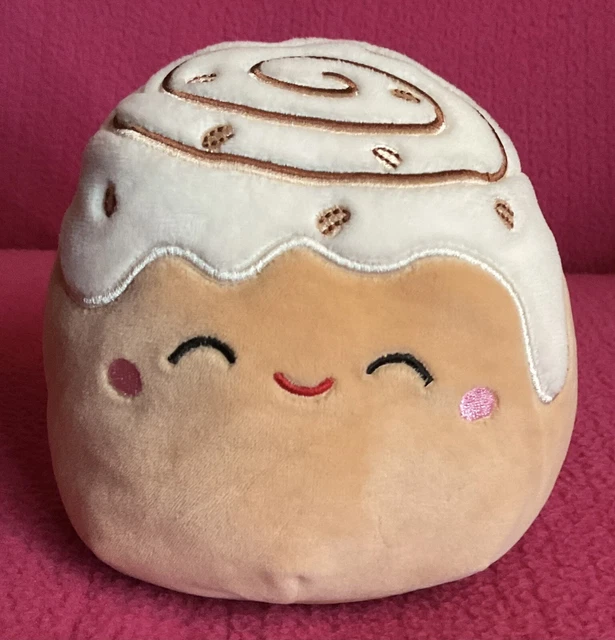 SQUISHMALLOWS CHANEL CINNAMON Bun Beige Cream Food Soft Plush Toy 5” £9