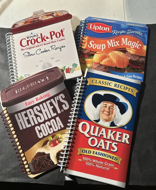 QUAKER OATS ,HERSHEY Cocoa, Lipton, Rival Crockpot Classic Recipes