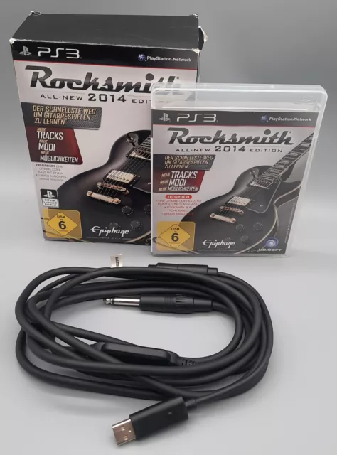 Real Tone Kabel Cable Ubisoft & Rocksmith 2014 für PS3 Playstation 3