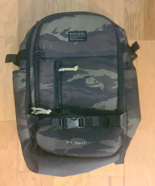 Rip Curl F-Light Posse Backpack Camo Travel Bag - Camouflage Used Excellent