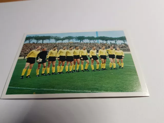 Bergmann Kaugummiautomat Fußball Bundesliga Sammelbild Borussia Dortmund 60er Jh