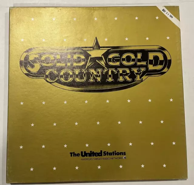 Solid Gold Country 5/04/1984  - Radio Station Music Show 3 LP Vinyl +