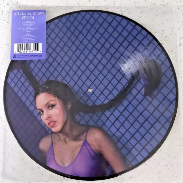 OLIVIA RODRIGO LP Guts - Picture Disc - Vinyl EUR 46,35 - PicClick IT