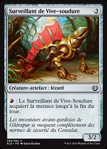 MTG Magic KLD - (x4) Weldfast Monitor/Surveillant de Vive-soudure, French/VF