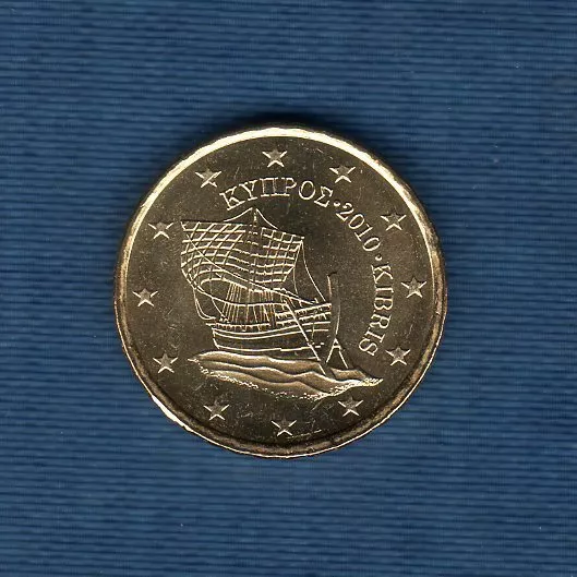 Chypre - 2010 - 10 centimes d'euro - Pièce neuve de rouleau -
