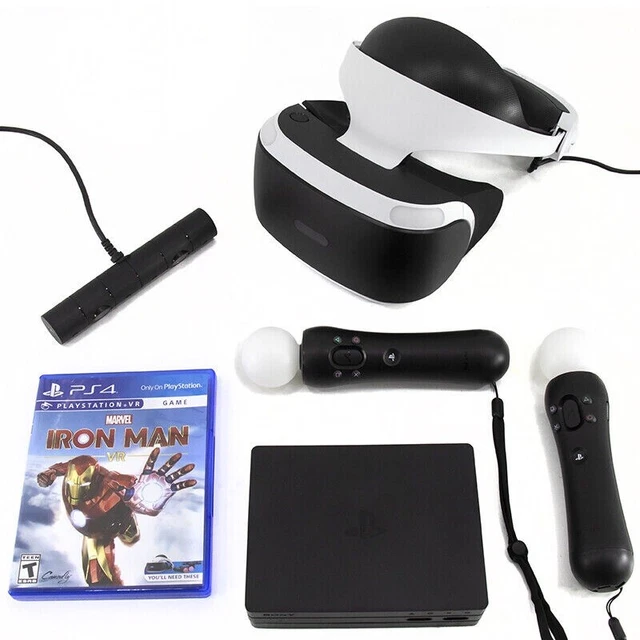 PS4 PLAYSTATION VR (PSVR) 2nd Gen Headset Bundle EXCELLENT CONDITION