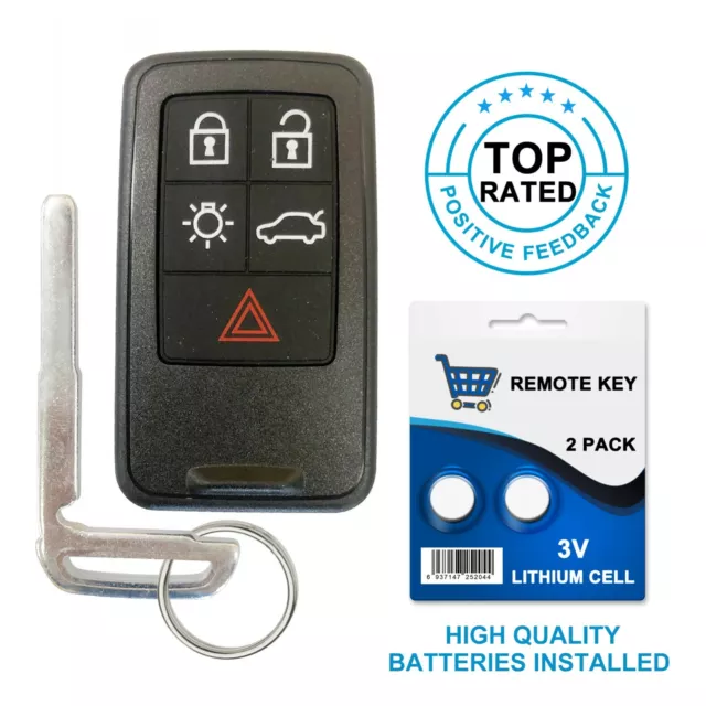 New Keyless Remote Entry Key For VOLVO V70 XC70 S80 XC60 S60 KR55WK49266