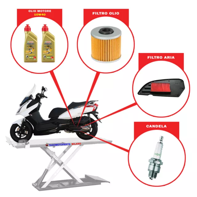 Kit Tagliando [Motore] - Kymco Downtown 200 (2009-2015)