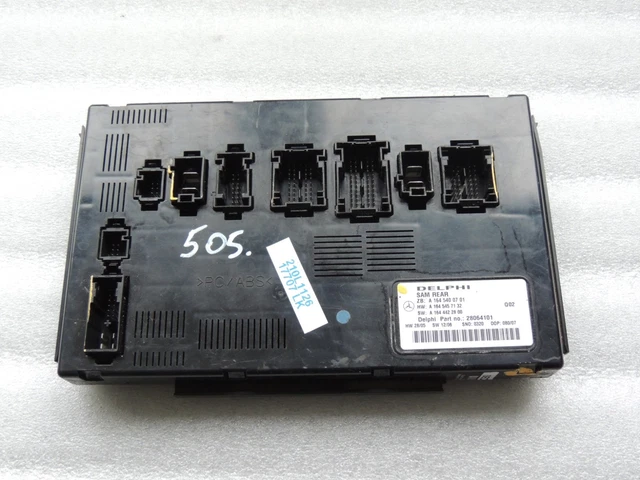 MERCEDES ML W164 SAM REAR Steuergerät A1645400701 Control unit module ...