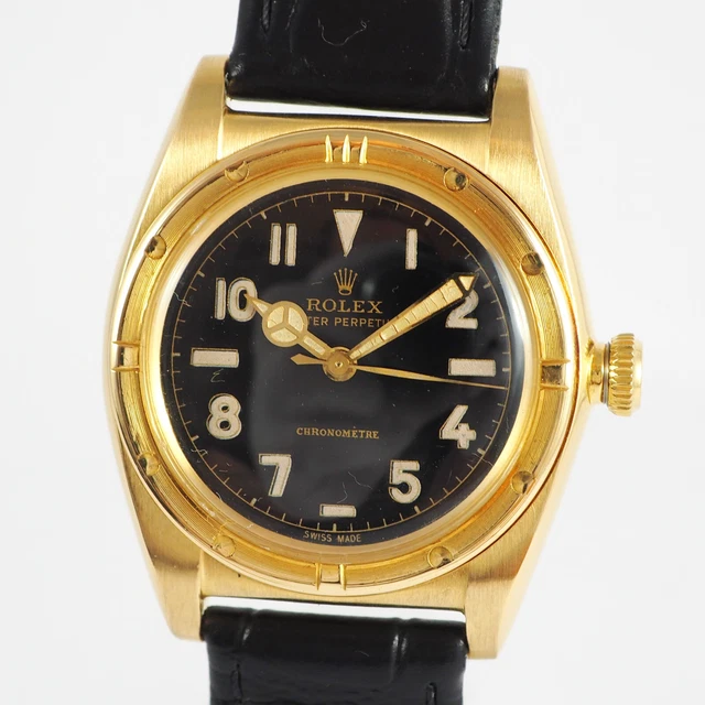 ROLEX OYSTER CRONOMETRO Perpetuo Bolla Posteriore in Oro 18ct