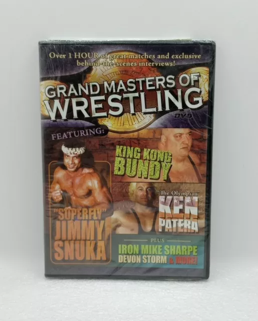 New* Grand Masters Of Wrestling Volume 1 DVD Brand - Depop