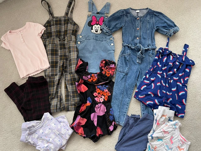 Bundle of Girls Clothing Age 5 ~ Mainly Next ~ Denim ~ PJ’s ~ Jumpsuit ~Playsuit