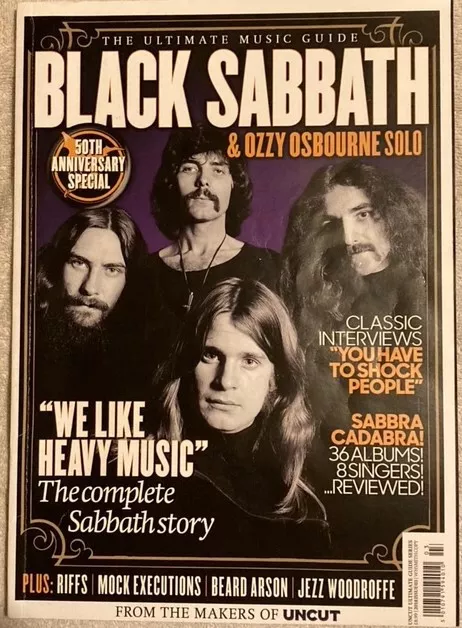 Black Sabbath Ultimate Music Guide 124 Page Magazine Style Book Ozzy Osbourne