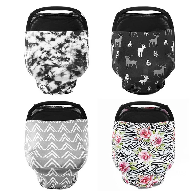 Nursing Cover Breastfeeding Scarf Stroller Shopping Cloth Baby Cart Seat Canopy