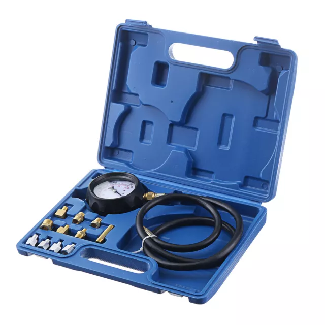 Wave Box Oil Pressure Meter Test Kit Tester Gauge Car Garage Tool Universal