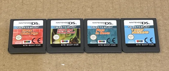 Nintendo DS Bundle - Three Little Pigs Puss In Boots Little Red Riding Good Ugly