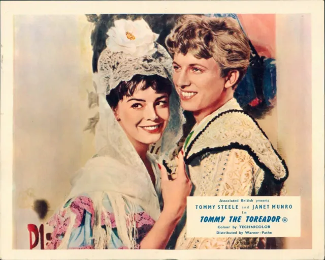 Tommy The Toreador Original British Lobby Card Tommy Steele Janet Munro