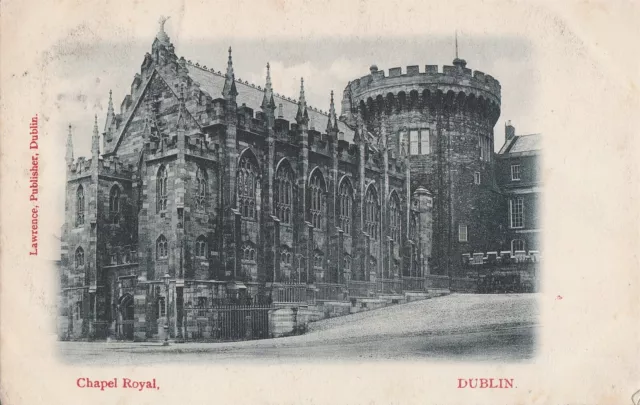 a irish dublin old postcard ireland chapel royal