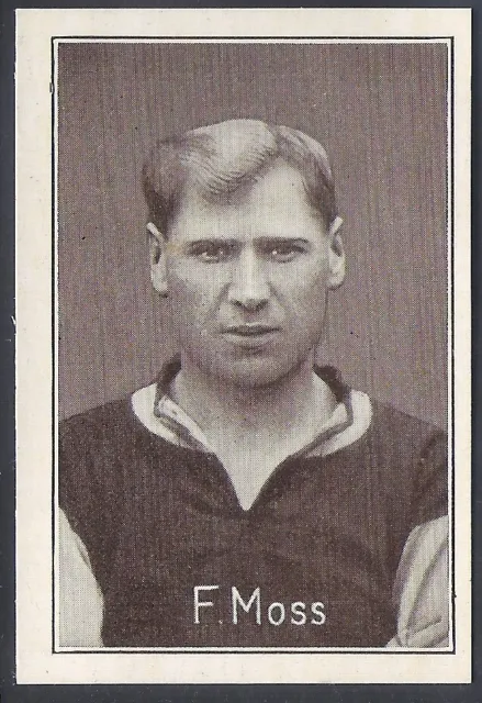 Amalgamated Press-Football Captains 1926-#07- Aston Villa - Moss