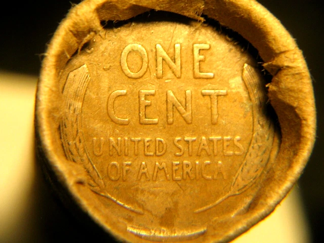 ROLL 50 LINCOLN WHEAT CENTS W/ 1909 VDB REV. & 1909 OBV. ENDS! 50%+ PRE-1940s!
