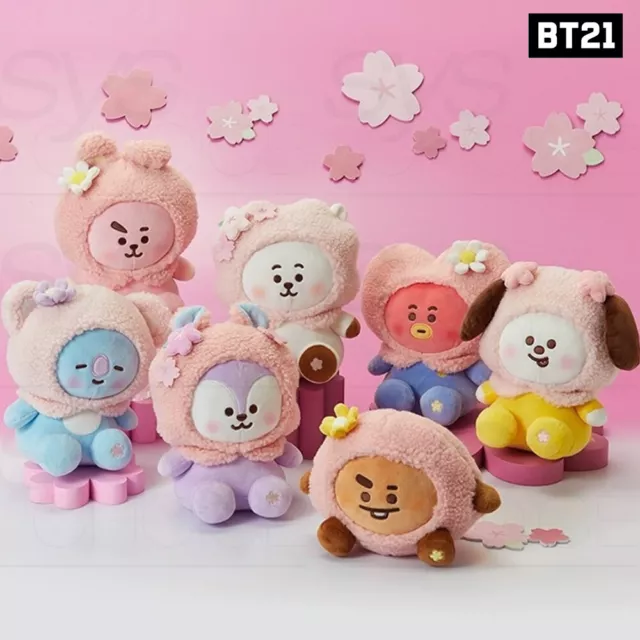 BTS BT21 Official Authentic Goods Standing Doll Spring Come Again Ver + Track#