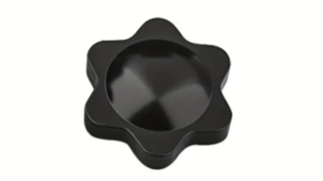 5 Pomelli Manopola Zigrinati M4x30mm – Volantino Serraggio Uxcell (Testa 14mm)
