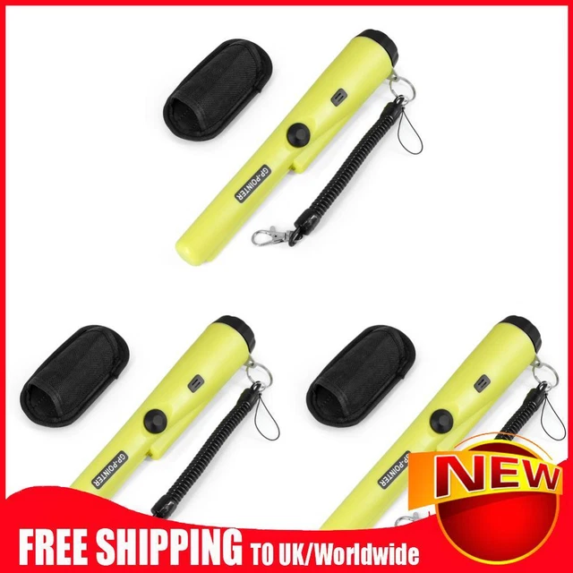 Metal detector portatili rilevatore per borchie impermeabile leggero scansione laterale 360 gradi
