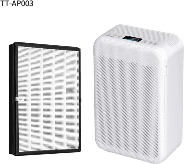 TaoTronics Air Purifier 3-in-1 True HEPA Replacement Filter Model No: TT-AP003