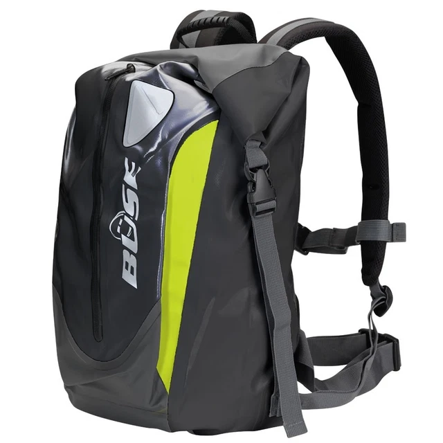 9082222 Büse Sac à Dos de Moto Sac Noir Fluo 30 Litre Étanche