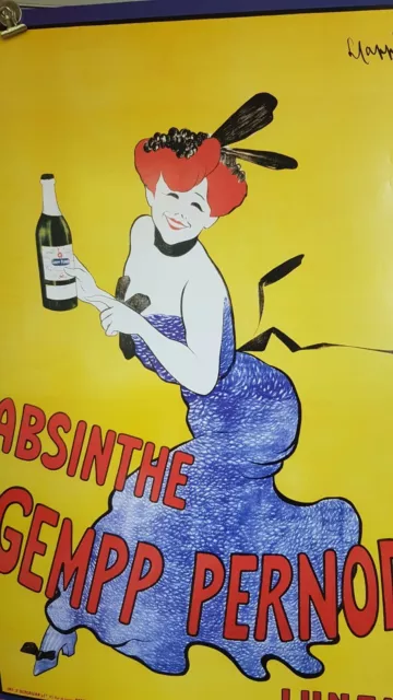 Vintage Absinth Gempp Bolzenposter 61cm x91cm ca - bitte keine Angebote