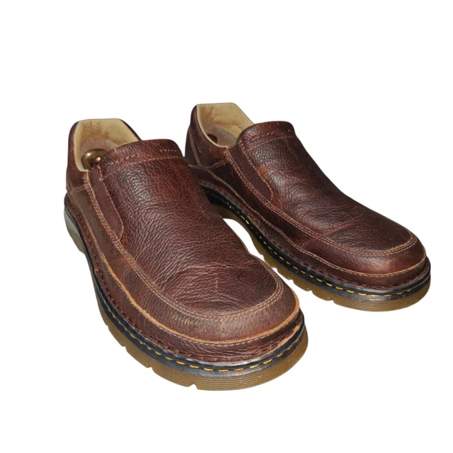 Dr Martens Lennon Brown Leather Slip-on Loafers Mens 9 Womens 10 11198 Doc Penton Made in England Leather Loafer in Brown | Dr. Martens main image 2