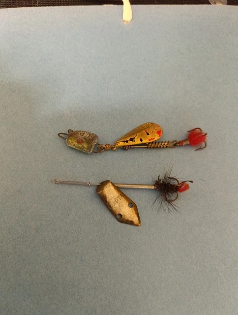 Lot De 5 Cuillères Mepps Aglia Et Autres Leurres Pêche - Très Bon état
