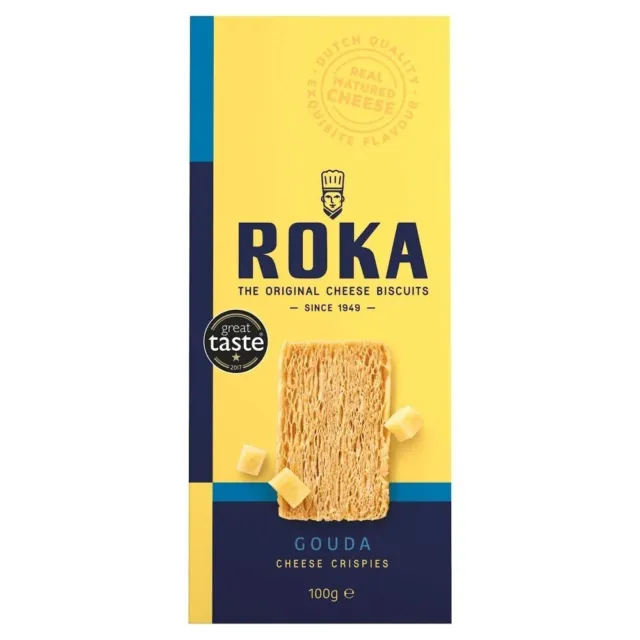 Roka Original Cheese Crispies 6 Boxes BRAND NEW SHIPS WORLDWIDE