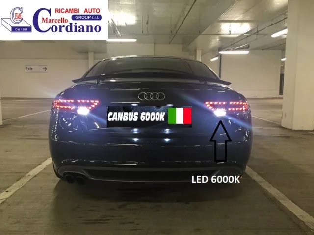 Lampade Retromarcia Led T15 W16W Canbus Per Audi A5 6000K No Error